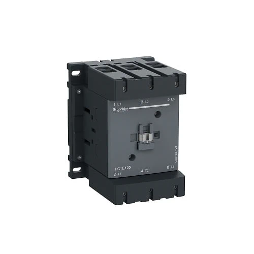 SCHNEIDER_EasyPact TVS 3-pole Contactor,Rated Operating Current,120A (AC3), Main Contact,3NO,Control Coil,220VAC,50Hz