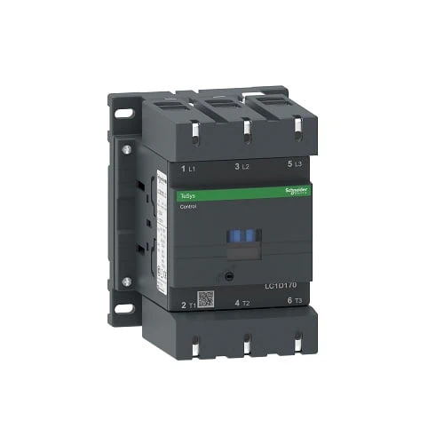 SCHNEIDER_TeSys Deca Contactor,3 Pole (3NO),AC-3,=440V,170A,110VAC,Screw Terminal