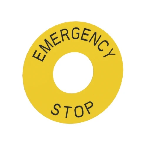 Schneider_Harmony XB2_RING SCALE (FOR MUSHROOM HEAD BUTTON) (EMERGENCY STOP)_ZB2BY9330C