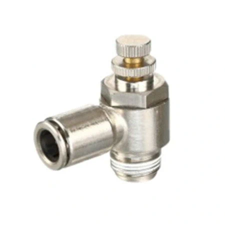 Trachea Quick Plug Connector 304 Stainless Steel Throttle Control Valve